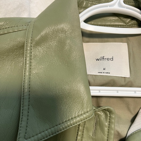 Aritzia Wilfred Ganna Jacket in Sage Green - Picture 4 of 6
